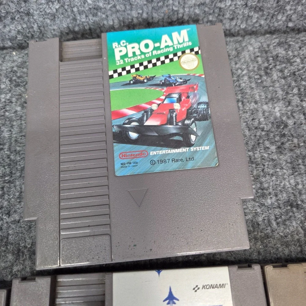 Nintendo NES Authentic Lot of 7 Games Racing Monster Trucks Bigfoot Knight Rider